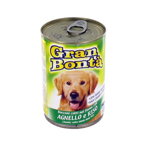 Vlažna hrana za pse Monge Gran Bonta jagnjetina i pirinac  1,23kg